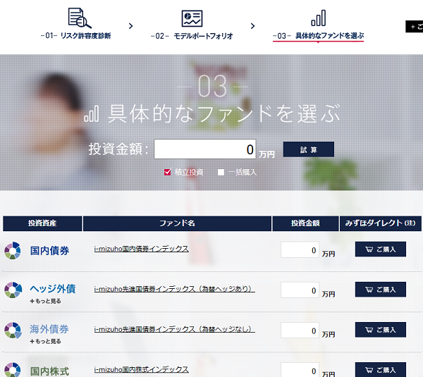 資産運用ロボ「SMART FOLIO」｜みずほ銀行