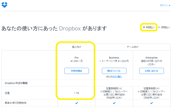 Dropbox Pro