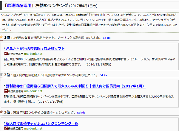 資産運用お勧めベスト10