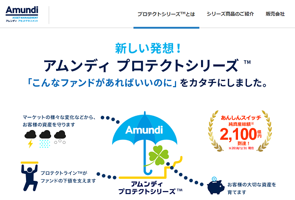 アムンディプロテクトシリーズ ｜ 投資信託 |アムンディ・ジャパン