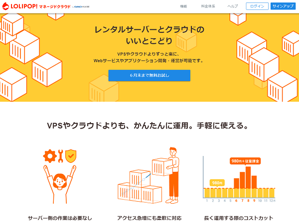 ロリポップ「マネージドクラウド」