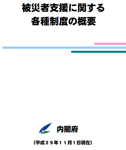 被災者支援に関する各種制度の概要