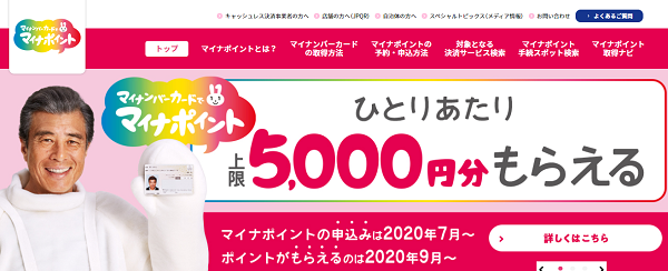 マイナポイント