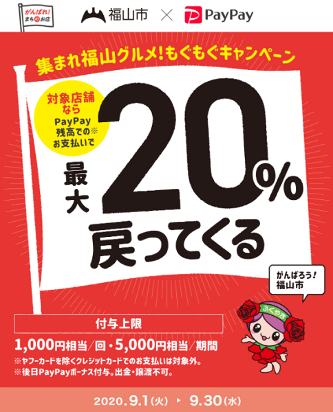 集まれ福山グルメ！もぐもぐキャンペーン｜PayPay