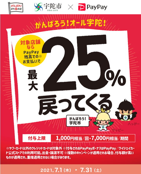 がんばろう！オール宇陀！キャンペーン｜PayPay