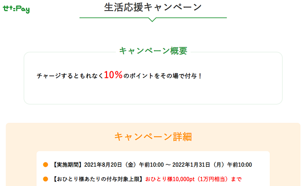 生活応援キャンペーン | せたがやPay