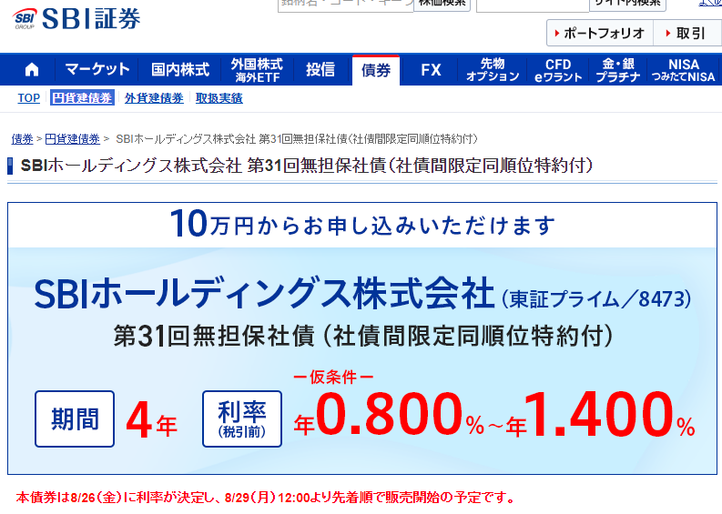 債券｜SBI証券