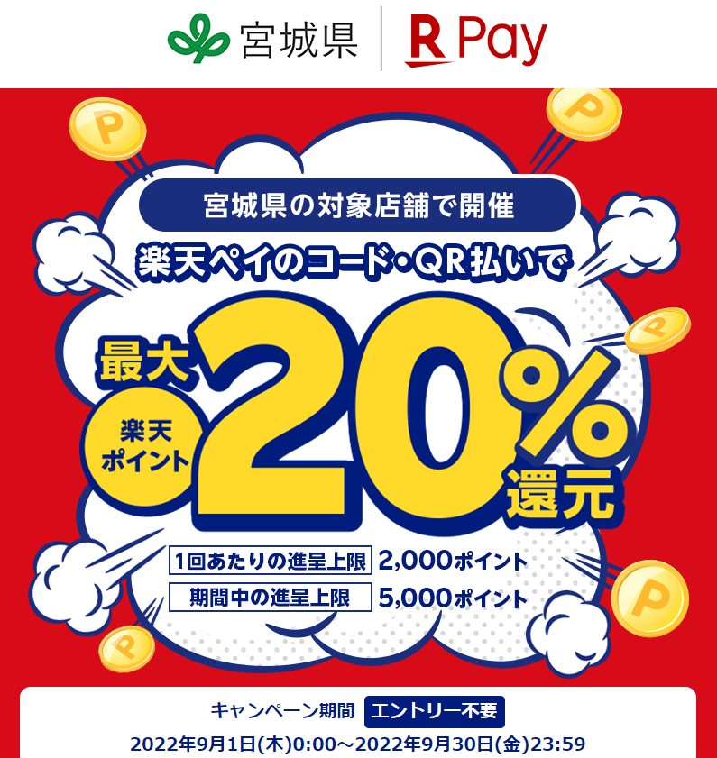 がんばろう！新宿応援キャンペーン |楽天ペイ