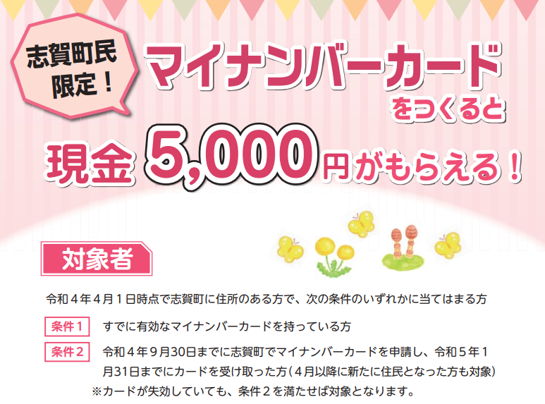 マイナンバーカード普及促進事業について｜石川県志賀町