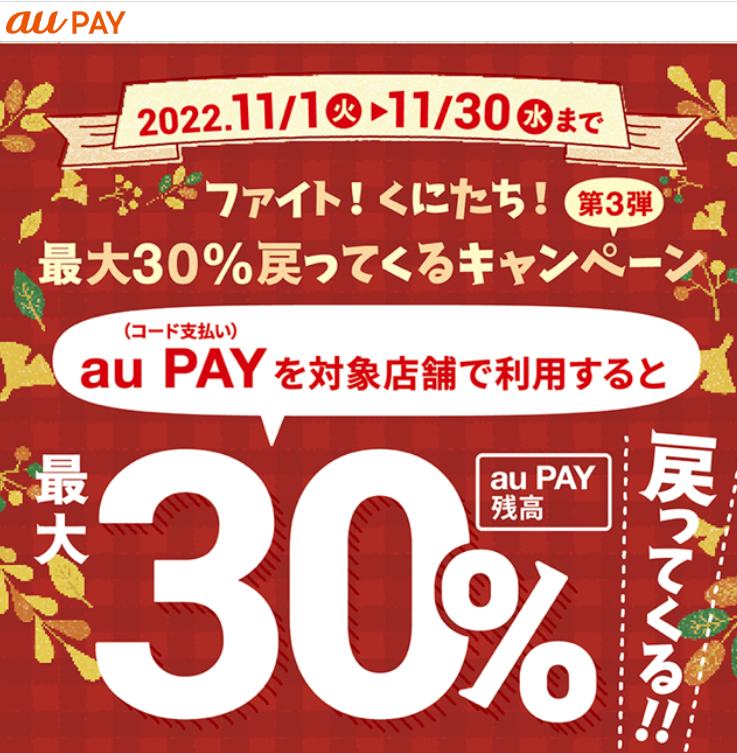 東京都国立市×au PAYキャンペーン｜au PAY