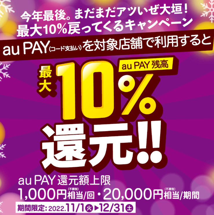 岐阜県大垣市×au PAYキャンペーン｜au PAY