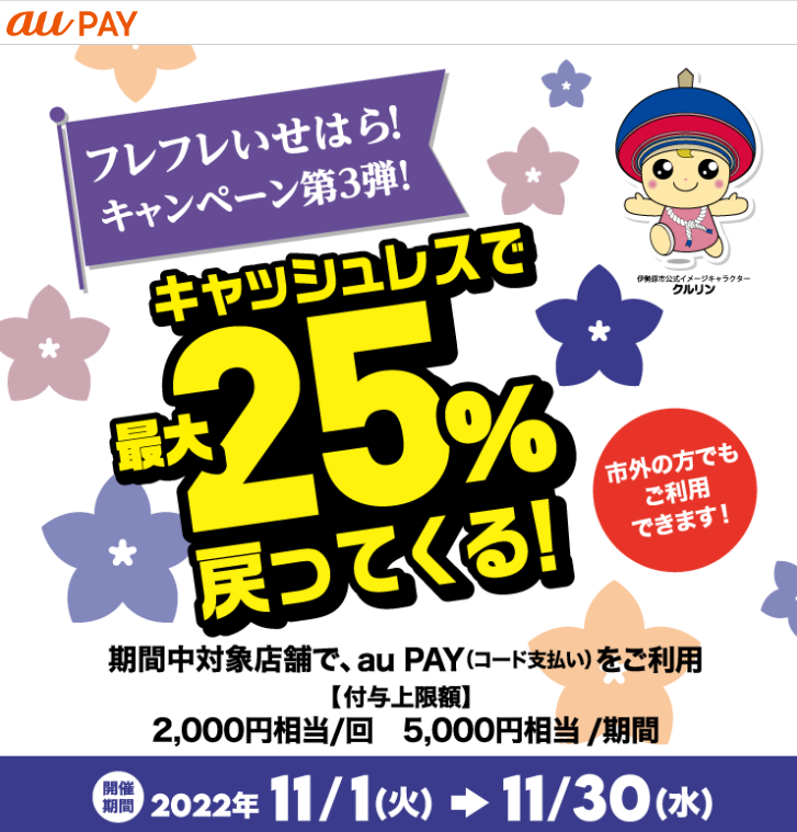 神奈川県伊勢原市×au PAYキャンペーン｜au PAY