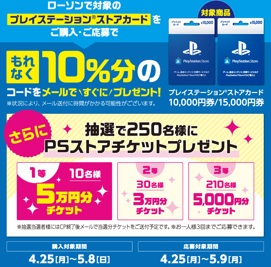 ローソン｜プレイステーション ストアカードキャンペーン