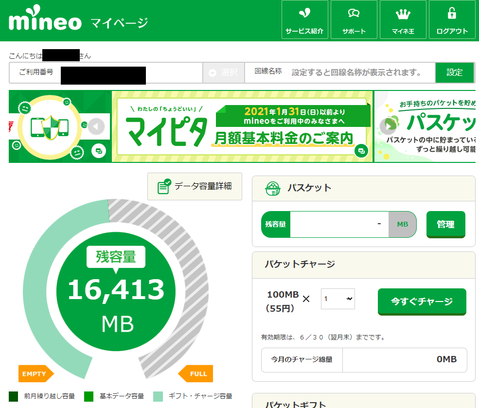 パケット放題プラス
