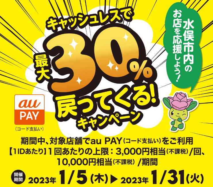 熊本県水俣市×au PAYキャンペーン｜au PAY