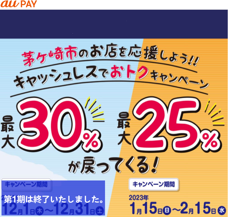 神奈川県茅ヶ崎市×au PAYキャンペーン｜au PAY