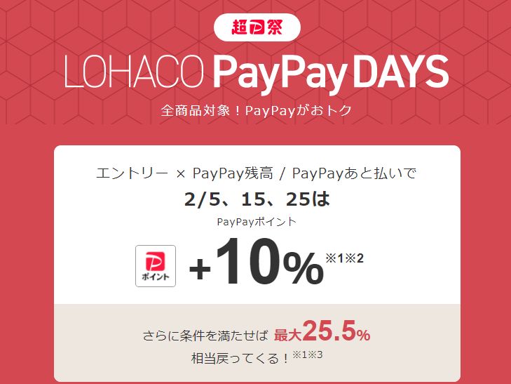 LOHACO - LOHACO PayPay DAYS