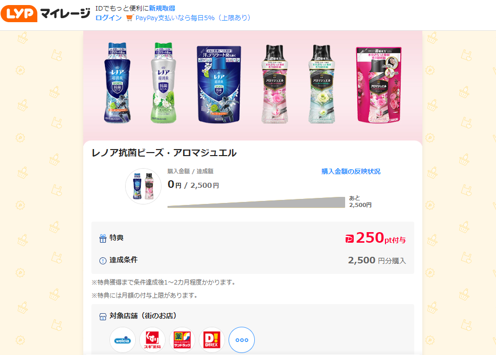 LYPマイレージ