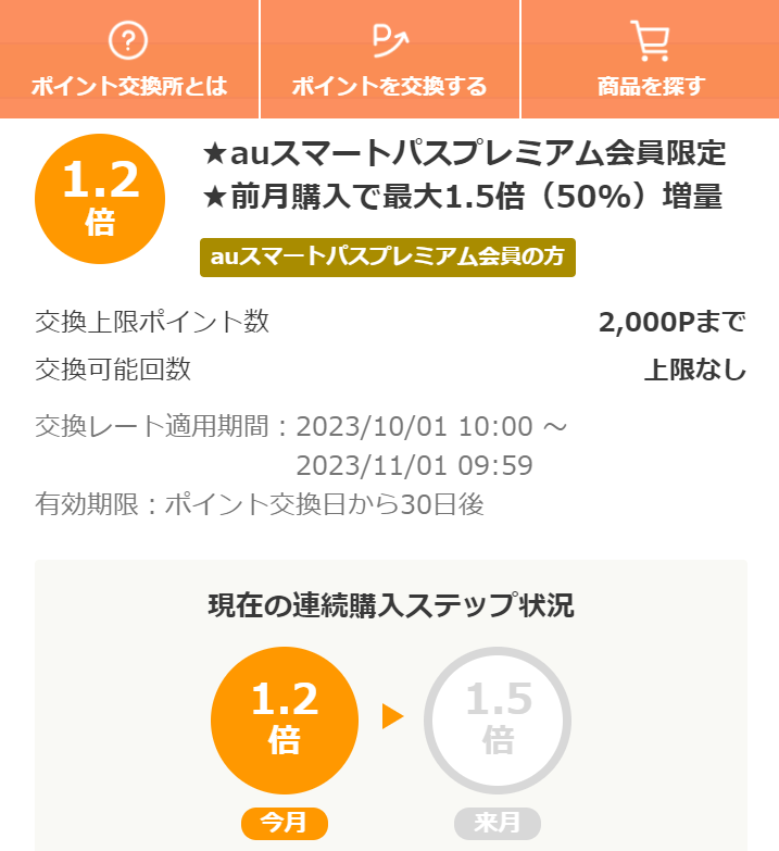 お得なポイント交換所｜au PAY マーケット－通販サイト
