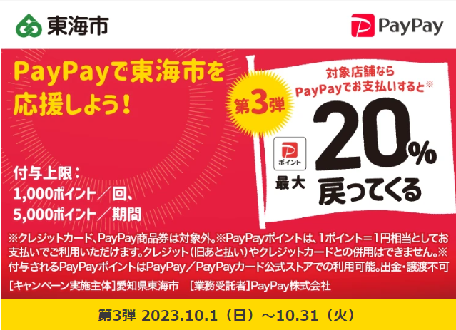 地元のお店を応援しよう！最大20％戻ってくるキャンペーン！｜PayPay