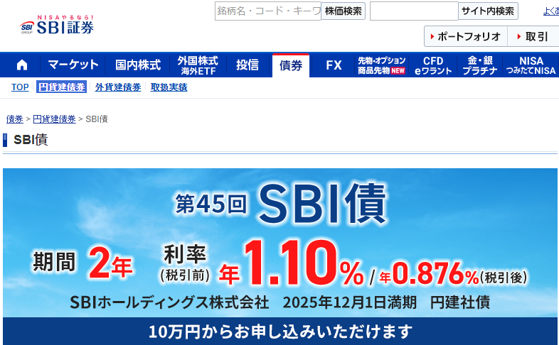 SBI債｜SBI証券