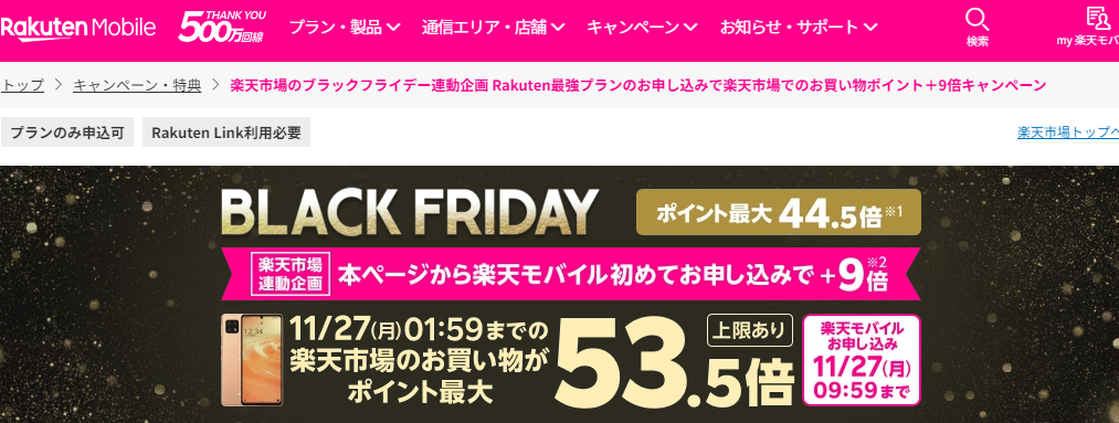 ブラックフライデー