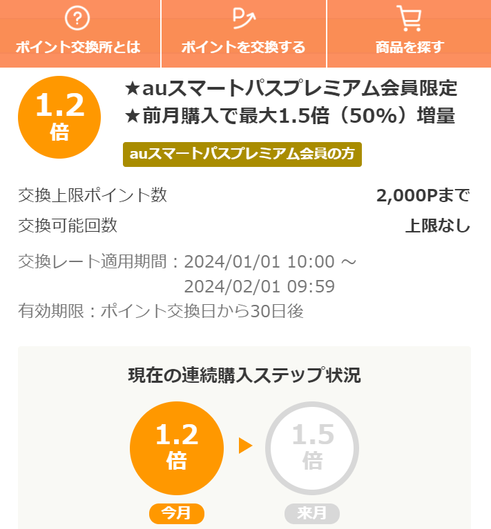 お得なポイント交換所｜au PAY マーケット－通販サイト