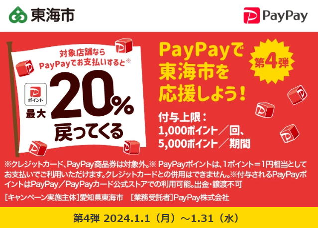 地元のお店を応援しよう！最大20％戻ってくるキャンペーン！｜PayPay