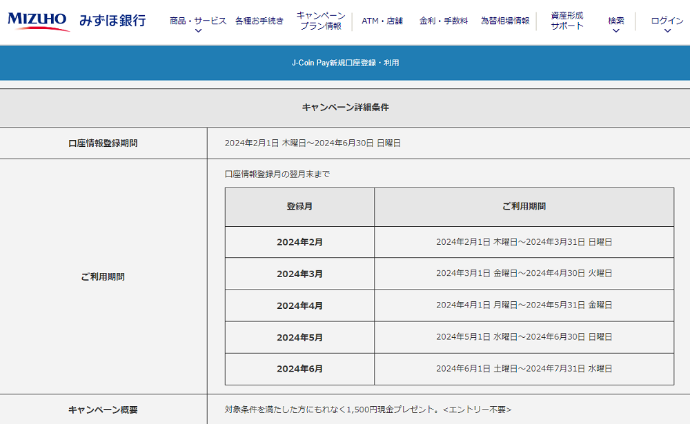 新生活応援キャンペーン | みずほ銀行