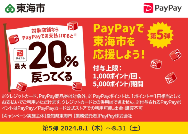 地元のお店を応援しよう！最大20％戻ってくるキャンペーン！｜PayPay