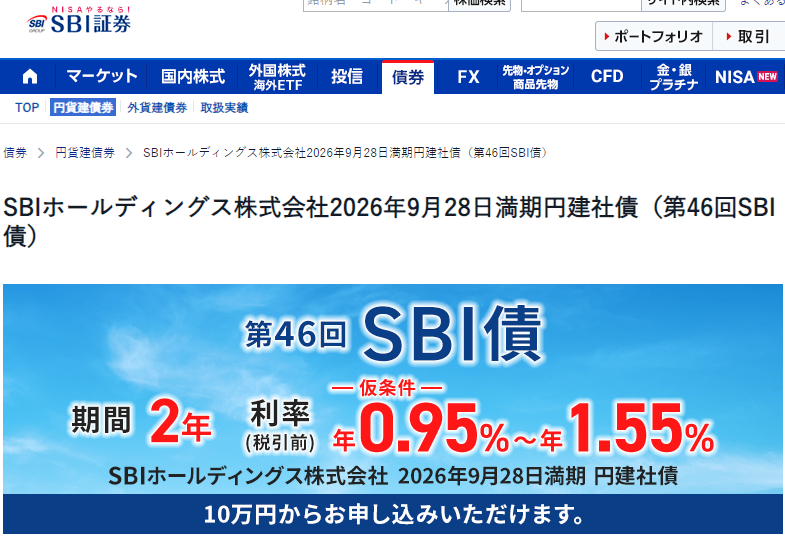 SBI債｜SBI証券