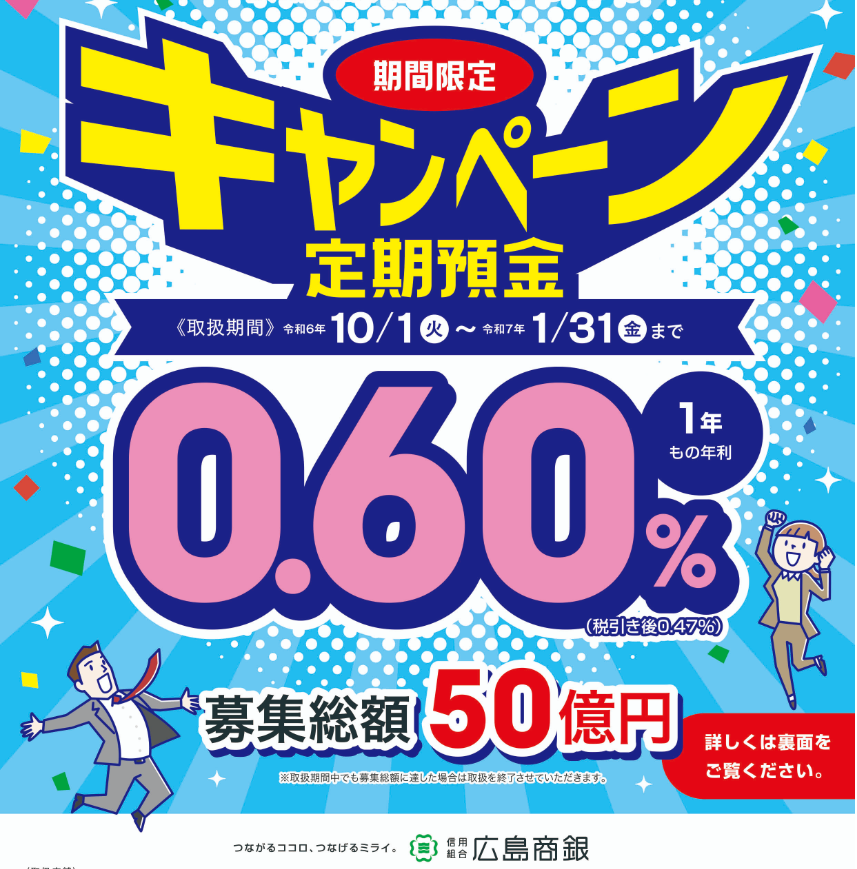 期間限定キャンペーン定期 | 広島商銀ホームページ