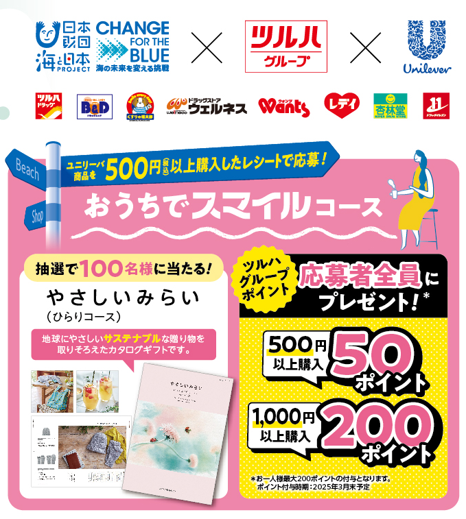 お得で気軽なエコライフを楽しもう！みんなのスマイル応援キャンペーン | ユニリーバ