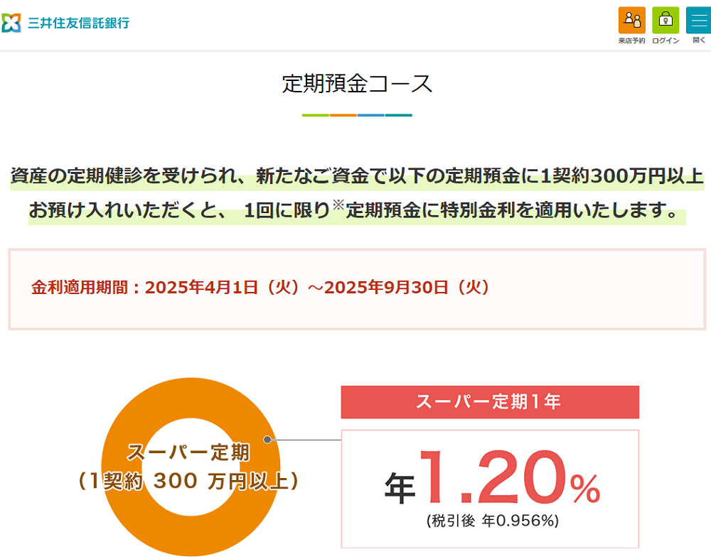 お誕生日プラン | 定期預金 | 三井住友信託銀行